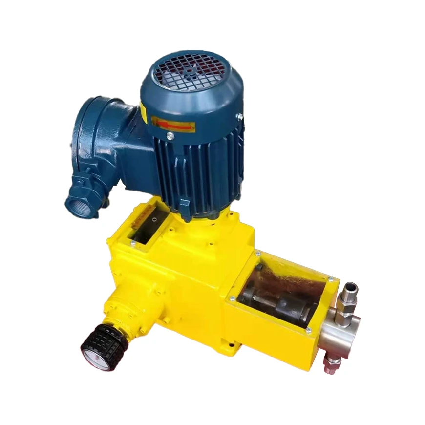 High Pressure Plunger Mechanical Diaphragm Metering Pump For High Temperature Liquids