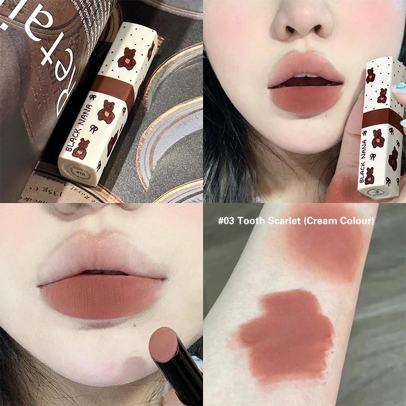 Matte Lipsticks Long Lasting Waterproof Lip Stick Non-stick Cup Lip Gloss Classic Velvet Finish Lip Tint Makeup Cosmetics