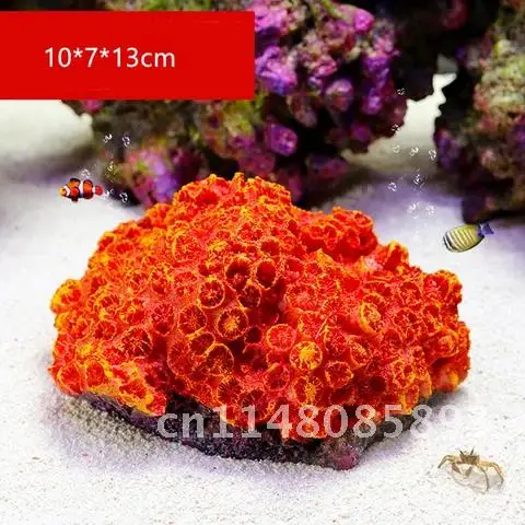 Artificial Resin Coral Ornaments Colorful Simulation Water Plant 1PC Aquarium Fish Tank Landscape Decoration