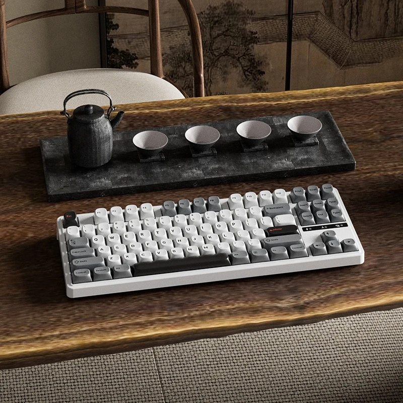 SKN QINGLONG 87 メカニカルキーボードトライモードガスケット構造デュアル 8k ポーリングレートホットスワップ RGB E スポーツオフィスゲーミングキーボード