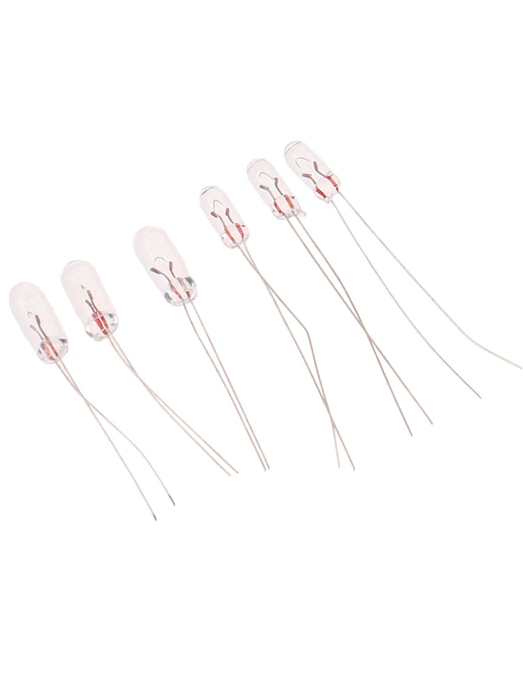 20Pcs Miniatuur 3/4Mm 6V 12V Lamp Gloeilamp Edison Gloeilamp Gloeidraad Rijst Miniatuur Lamp
