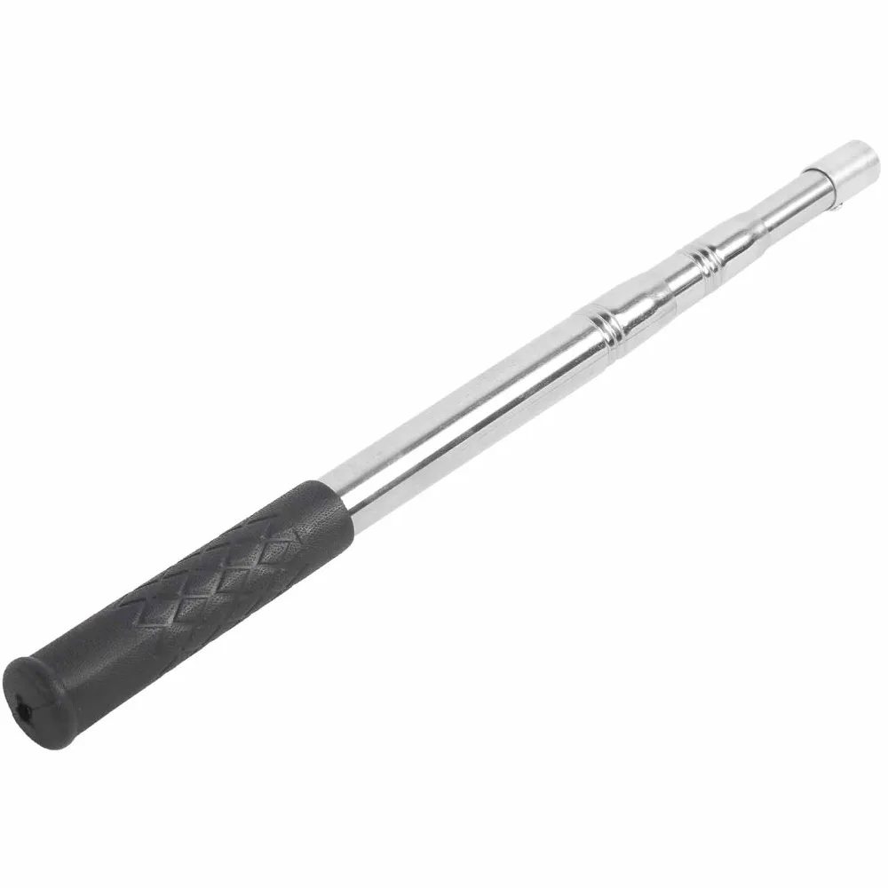3 Sections Telescopic Fishing Net Pole 8mm Screw Interface Adjustable Length Fishing Landing Net Pole Stainless Steel