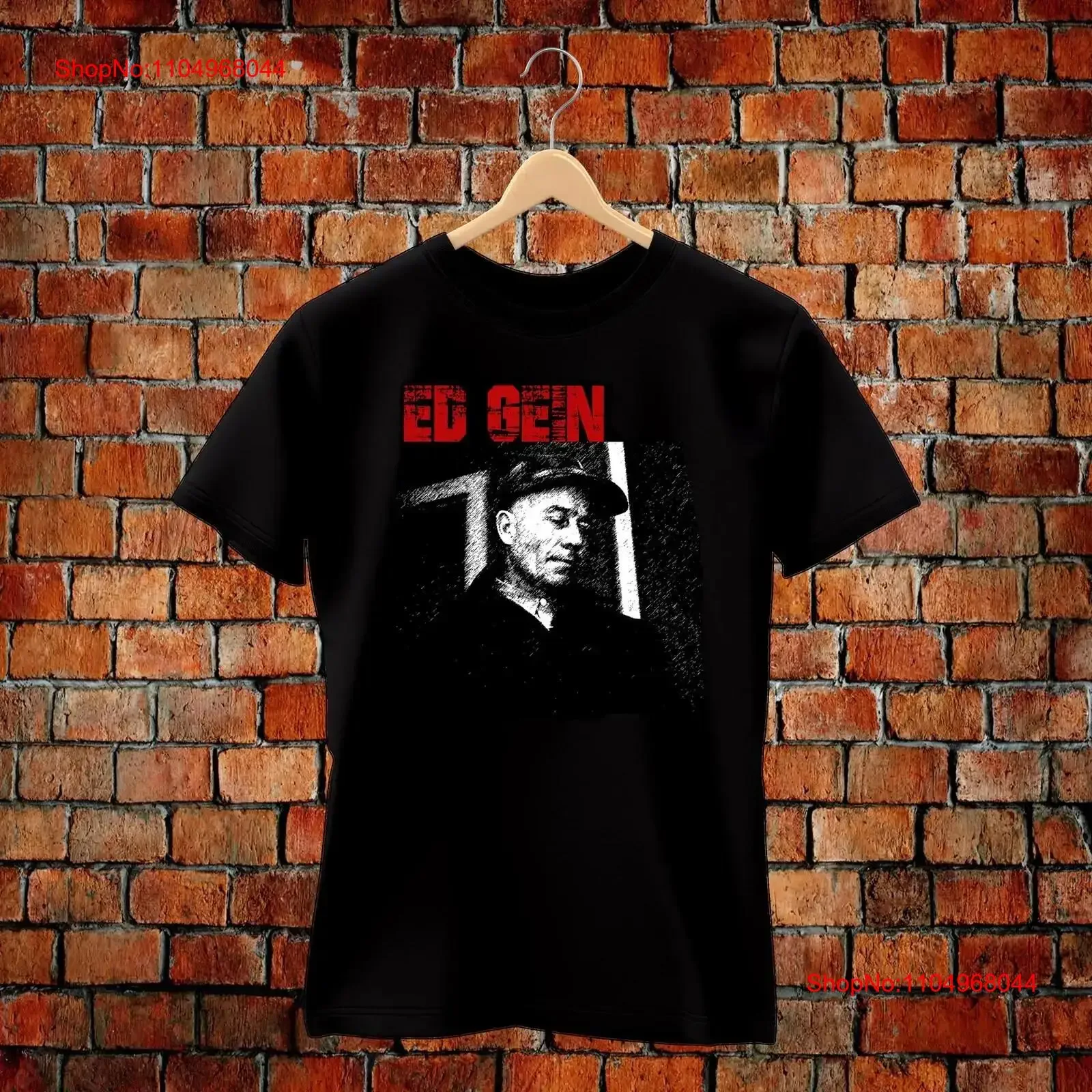 Ed Gein T shirt vintage Washed Slightly Unisex Comfortable Stylish Top For Everyday Wear graphic streetwear Soft fashion