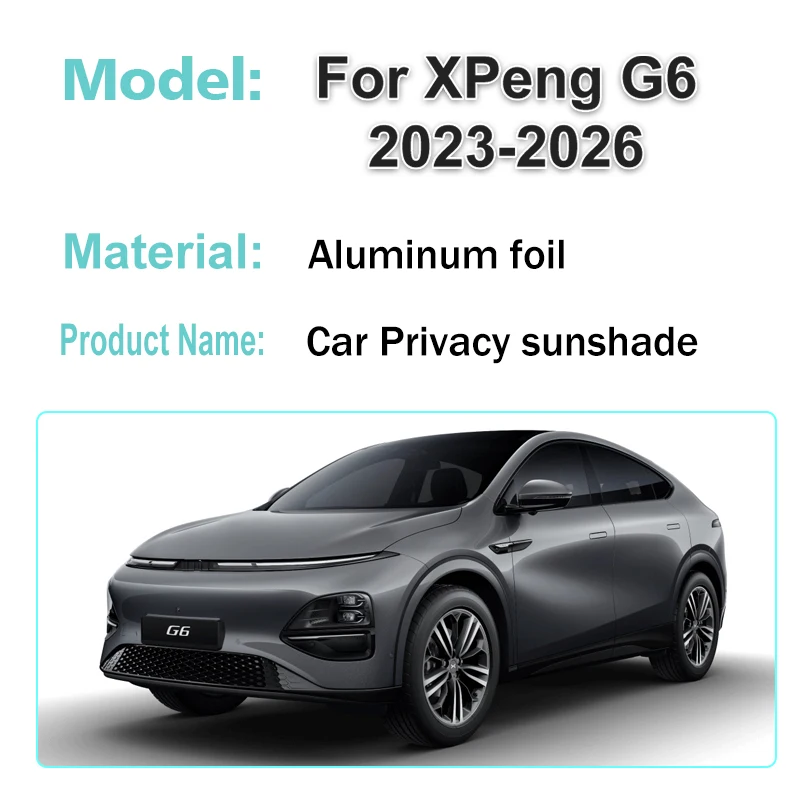 Car Sun Visors Covers For XPeng G6 Accessories 2025 2024 2026 2023 Windows Sunscreen Sunshade Window Sunshades Anti-UV Body Kits