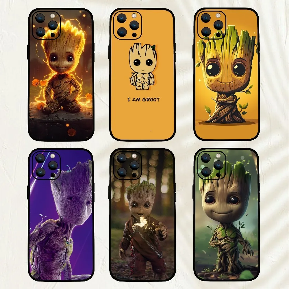 MINISO Guardians Groot  Phone Case For Samsung Galaxy A53 A33 A70 A73 A54 A51 A71 A52S 5G Soft Cover Shell