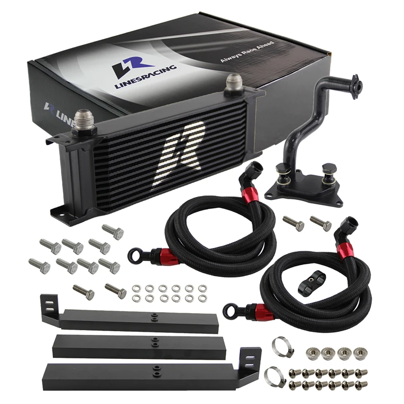 

13 Row AN10 Oil Cooler Kit For VW Golf MK7 GTI Audi A3 S3 8V Skoda 2.0 EA888 GEN3