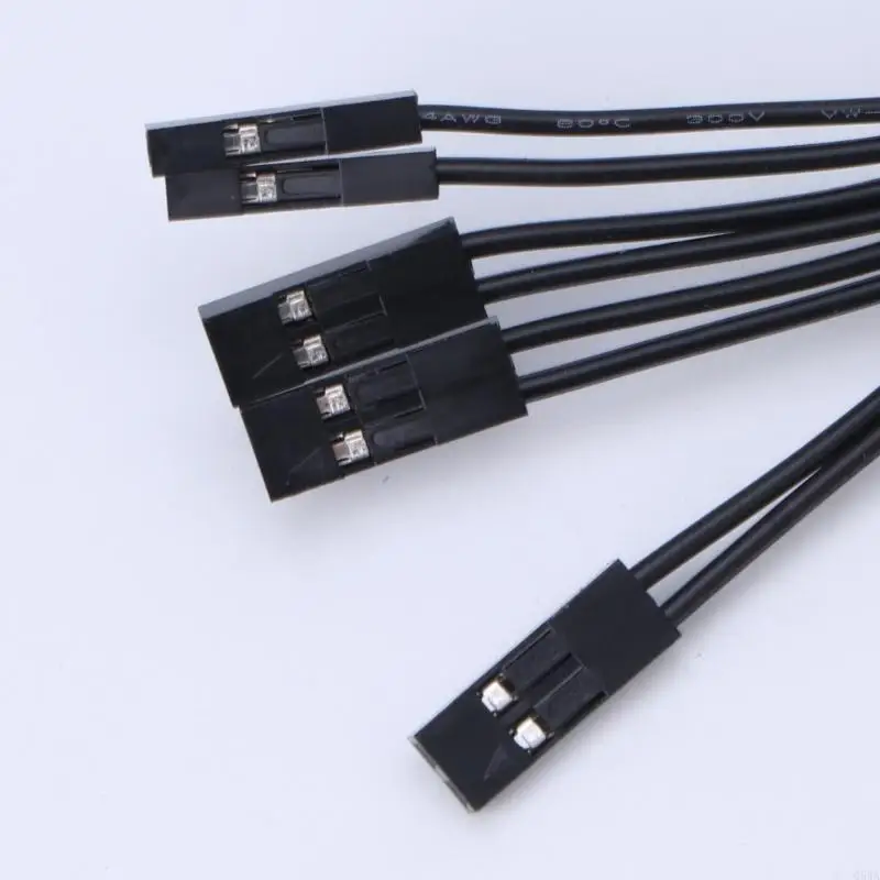 Q5WA 마더보드 전원 LED+PLED+리셋 SW 케이블 2핀 스위치 남성-여성 확장