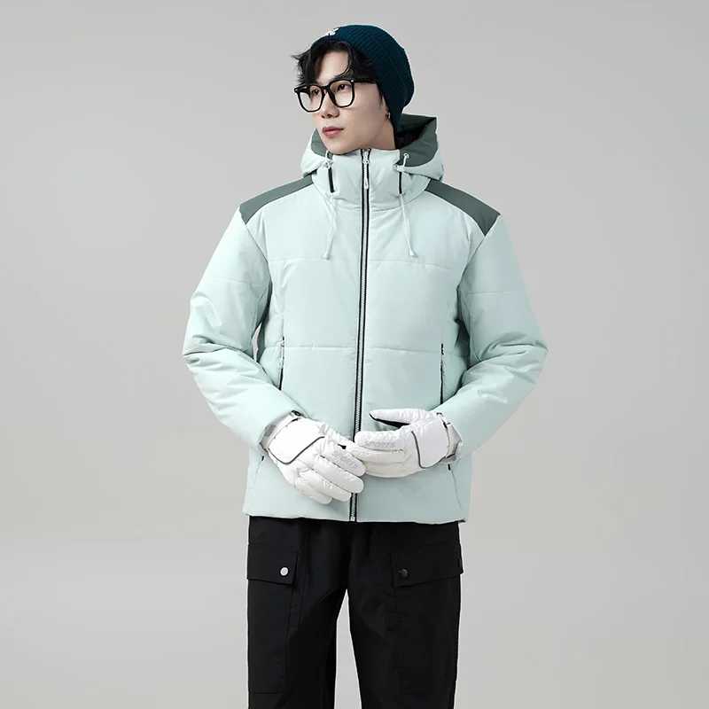 

Men's Winter Jacket High Quality Parkas Coat Hooded Full Sleeve Warm Zip Up Coats New Fashion High Street Outwear Sport Coats