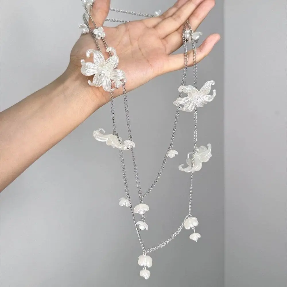 Creative Y2K Flower Waist Chain Silver Geometric Metal Belly Chain Body Jewelry Goth Bohemian Body Chain Jeans Decoration