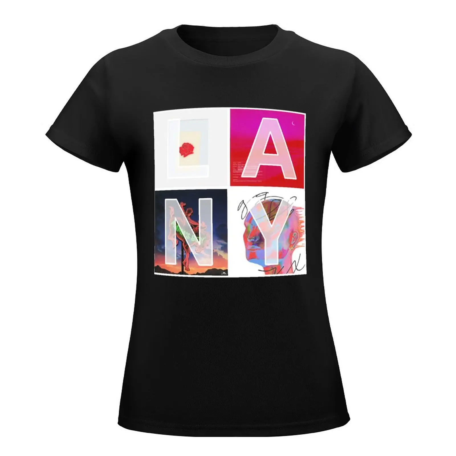 LANY album mosaic Classic T-Shirt summer top aesthetic clothes summer clothes new edition t shirts for Women