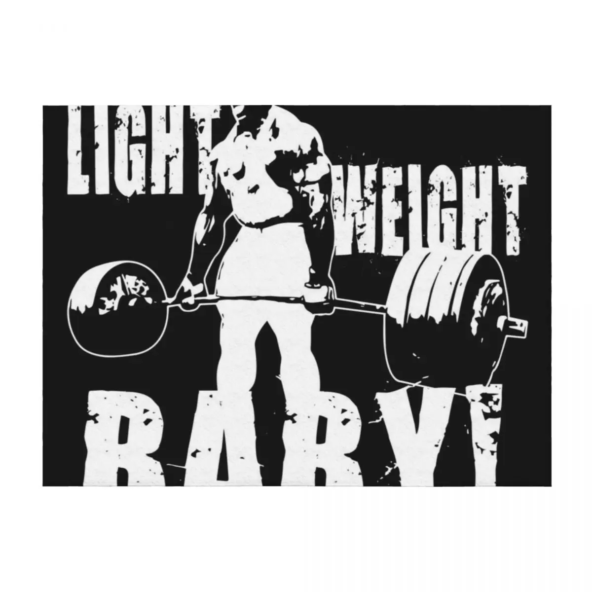 

Light Weight Baby! (Ronnie Coleman) Throw Blanket warm winter Sleeping Bag Winter beds Blankets