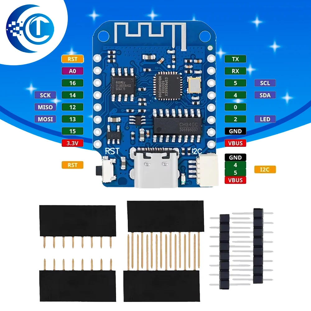 For Wemos D1 Mini V…