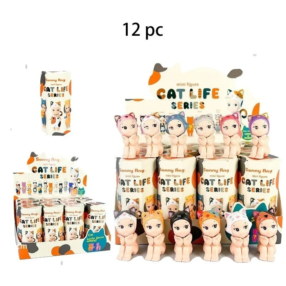 

1-12pc Set Angels Hippers Random Blind Boxes Sitting Posture Anime Figures Decoration Toys Dolls for Childrens Birthday Gifts