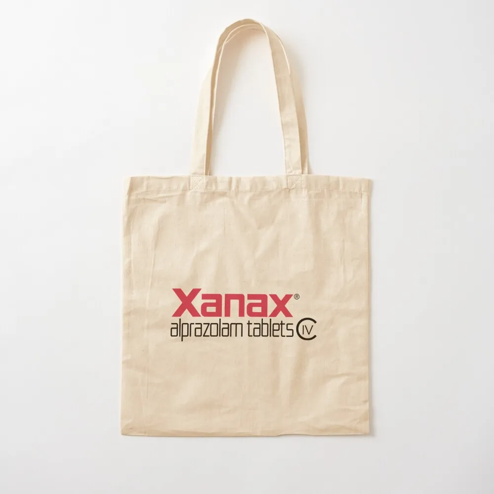 Xanax brand Tote Bag tote bags aesthetic shopping bag tote bag women Handbags women