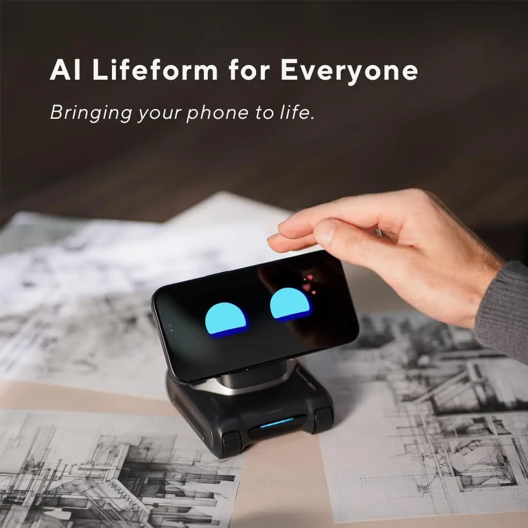 LOOI Smart Desktop Robot | AI Desktop Companion,ChatGPT Voice Interaction,Memory,Gesture& Face Recognition,Emotional Support