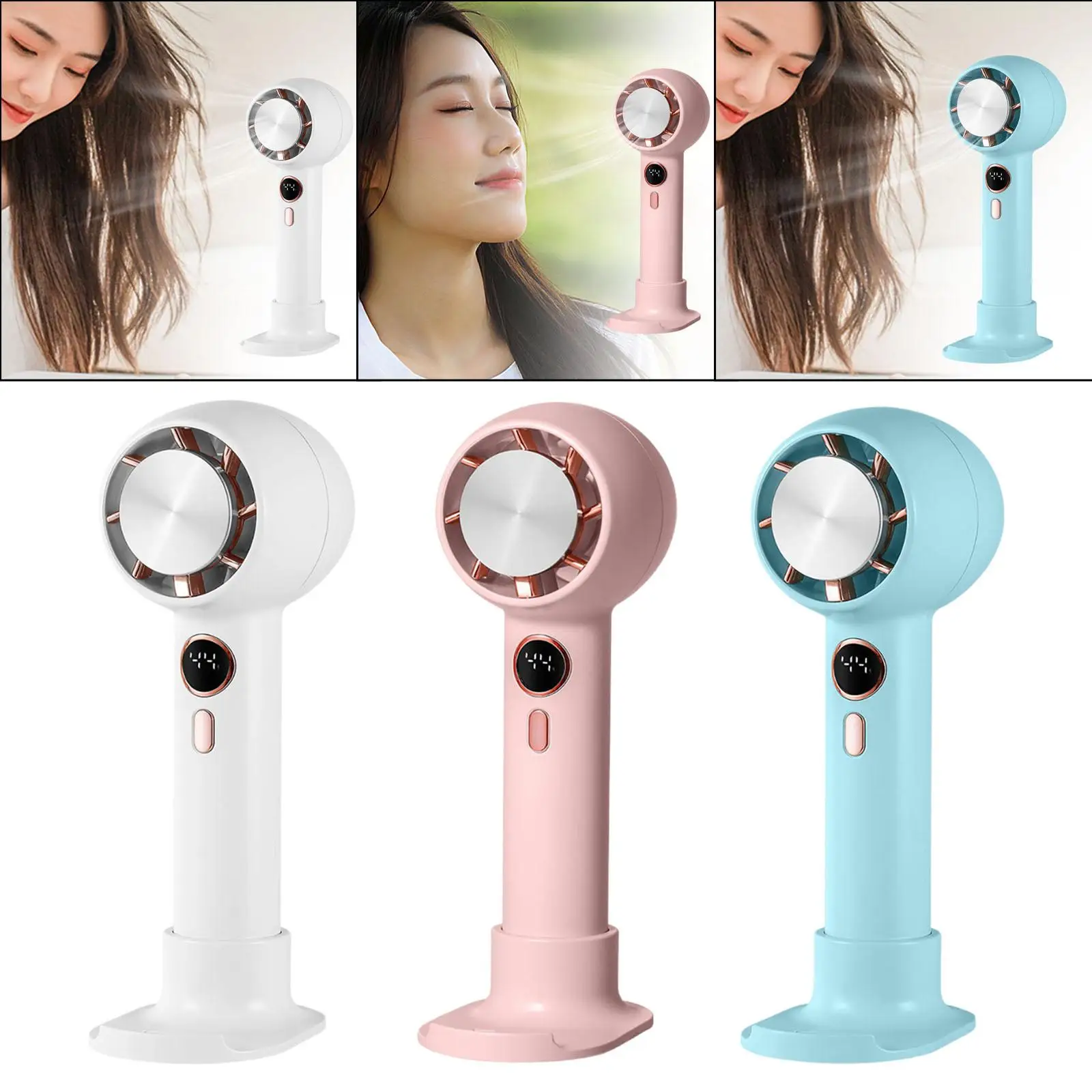 Portable Handheld Fan Cute Design Small Pocket Fan for Office Travel Boys