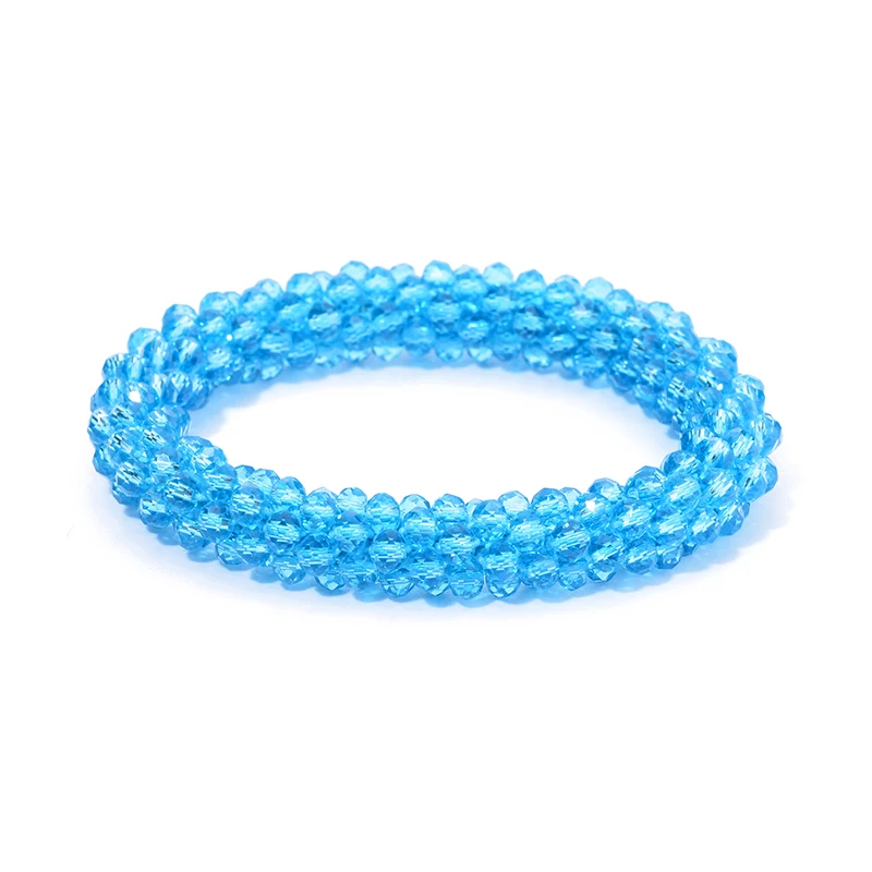 Boho Elastische Armbänder für Frauen, Vintage Stretch Bohemian Femme Haar-Accessoire, Kristallglasperlen-Armbänder, Party-Schmuck, Geschenk – Detail 28