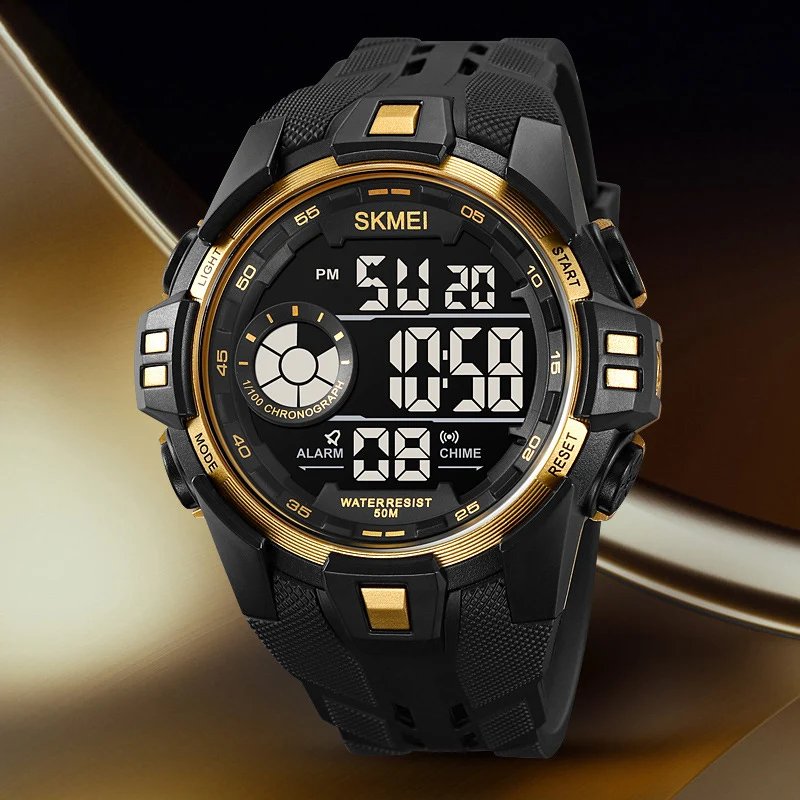 Fashion Sports Men’s Digital Watch Multifunction Waterproof Luminous Male Electric Casual High-Quality Watch for Man Wristwatch