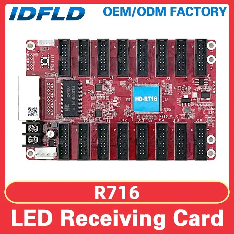 LEDDisplay Receiving Card Huidu HD-R716 Full Colour HUB75 RGB SMD Panel Video Wall Digital Signage Control Card