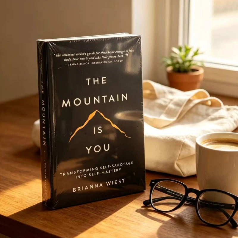 The Mountain Is You Brianna Wiest Book, Self Mastery Psychology Book, Self Help & Personal Development Reading