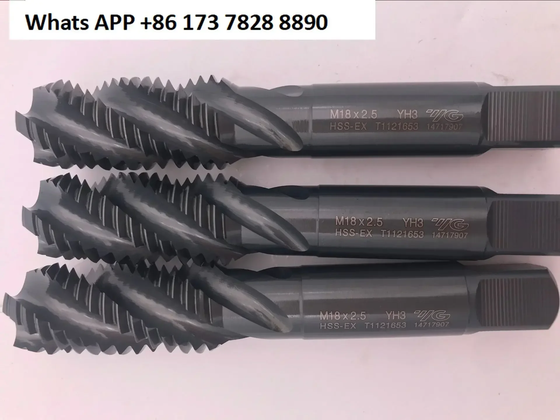 Imported from South Korea YG steel parts special black screw machine  tap T1121M16 182024 30 36