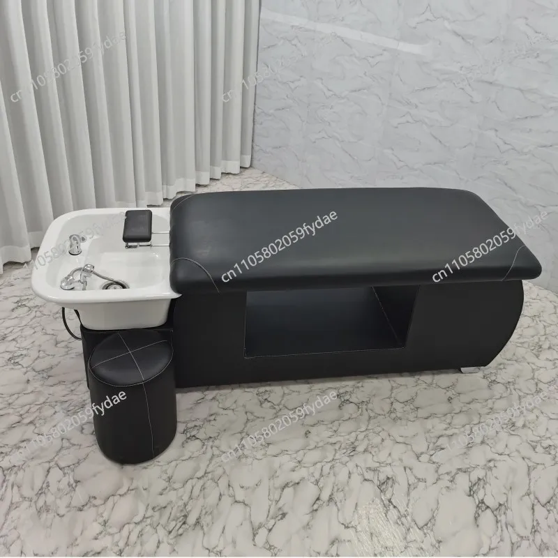 Thai head therapy barbershop full lying massage bed hair salon beauty salon ceramic bed