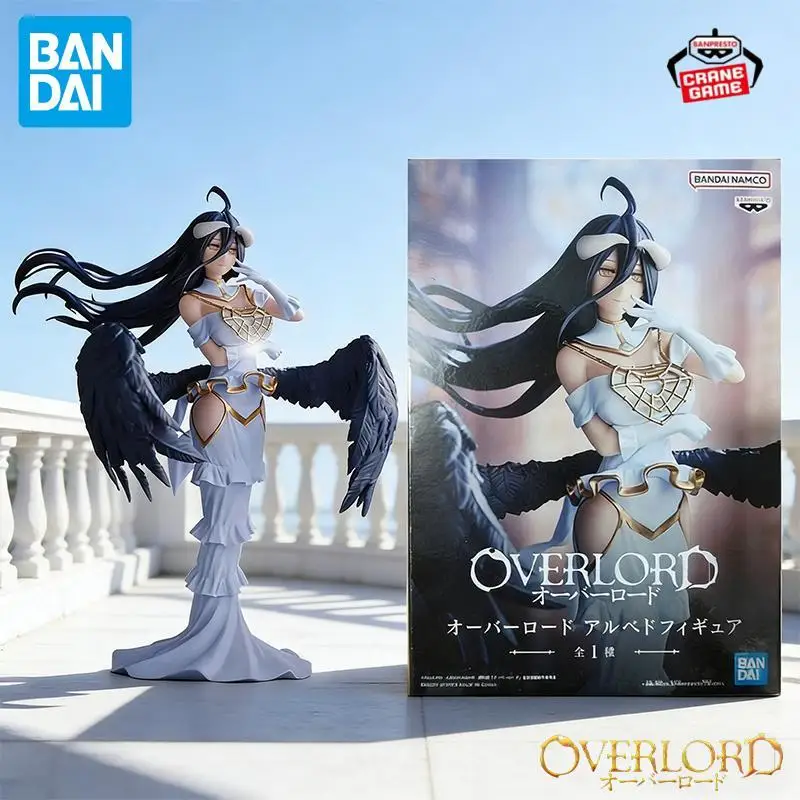 

Bandai Original Banpresto Overlord Albedo Action Figures Anime Figuras Cartoon Doll Model Statue Kids Toys Juguete Festival Gift
