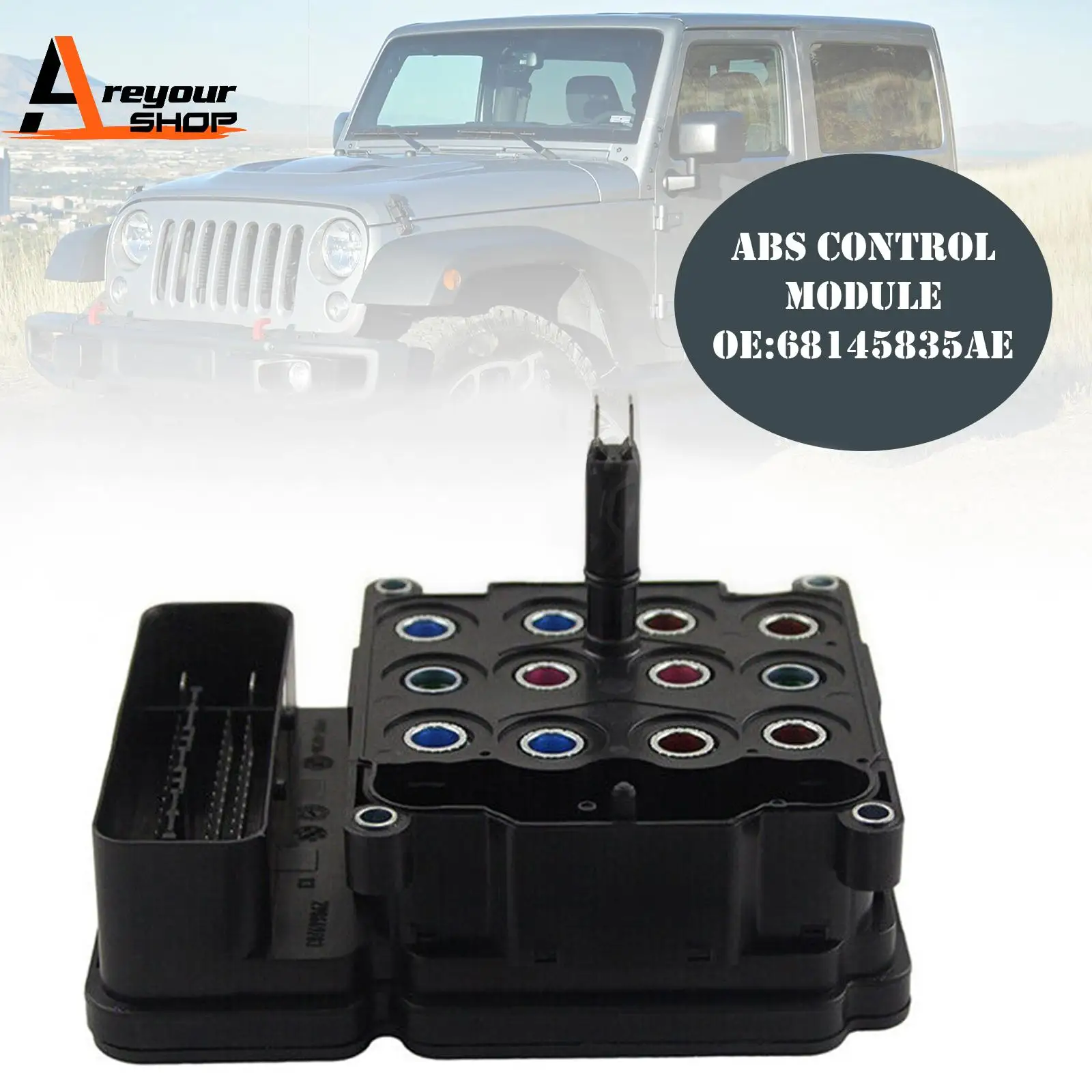 New 68145835AE ABS Control Module for Jeep Wrangler 2012 2013 2014 3.6L