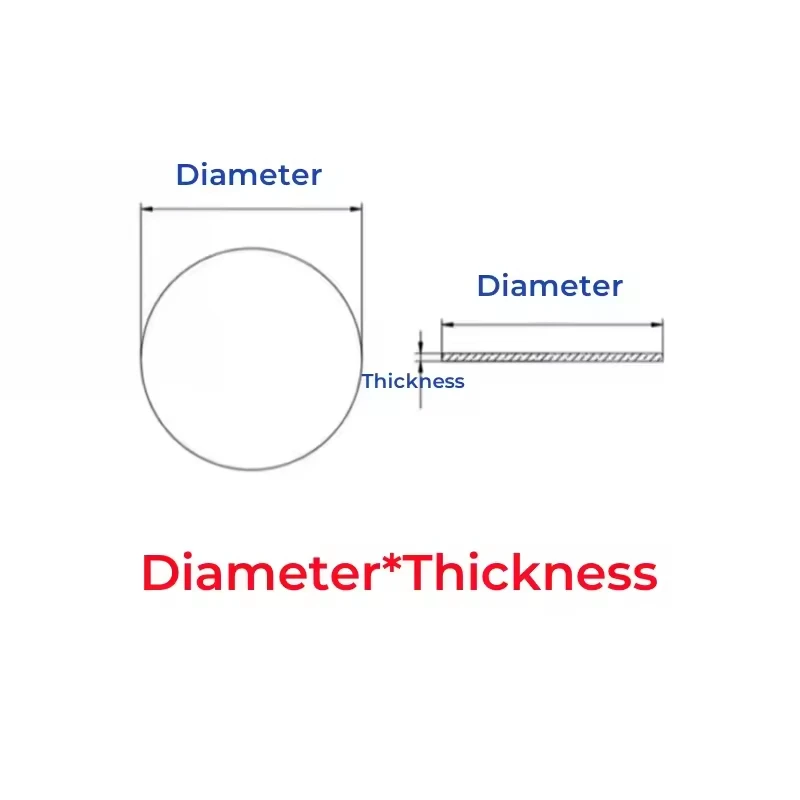 304 Stainless Steel Disc Plate Dia 28-42mm Circular Solid Flat-plate Round Disk Sheet Waterproof and Rust Proof Thickness 1-5mm