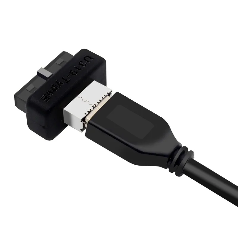 Hauptplatine USB3 19P20P auf TYPE-E-Adapter, Gehäuse vorne TYPEC-Plug-in-Port, integriertes Formteil