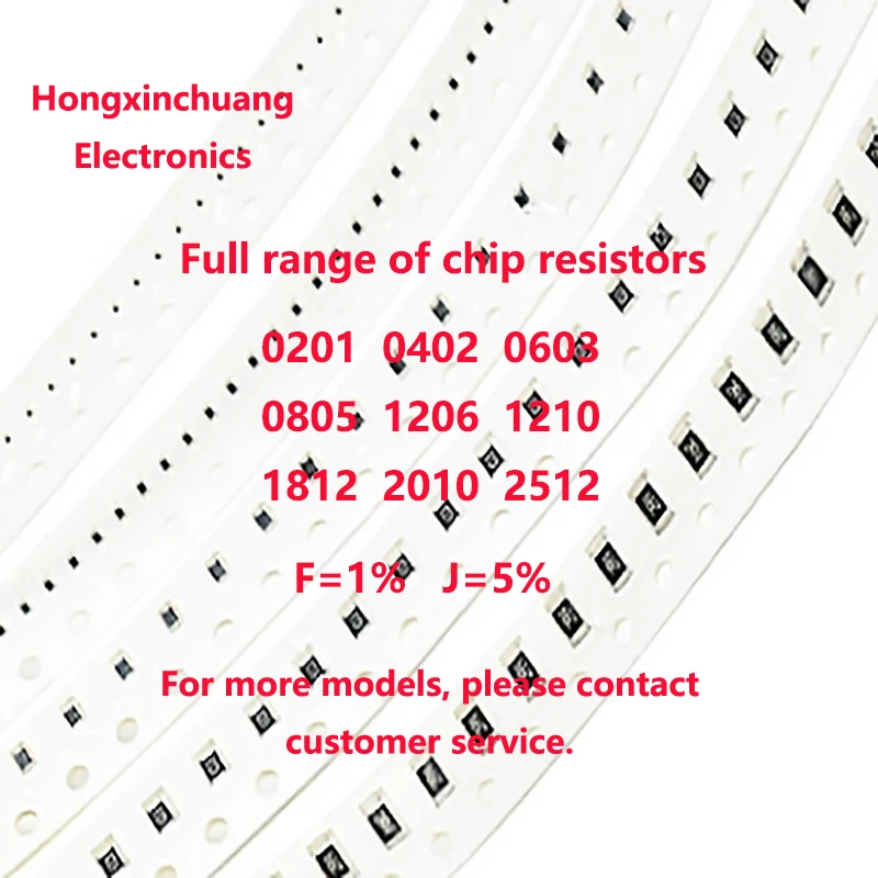 SMD Chip Resistors 0603 5% 1/10W 620R 680R 750R 820R 910R 1K 1K1 1K2 1K3 1K5 1K6 1K8 2K 2K2 2K4 2K7 3K 3K3 3K6 3K9 4K3 4K7