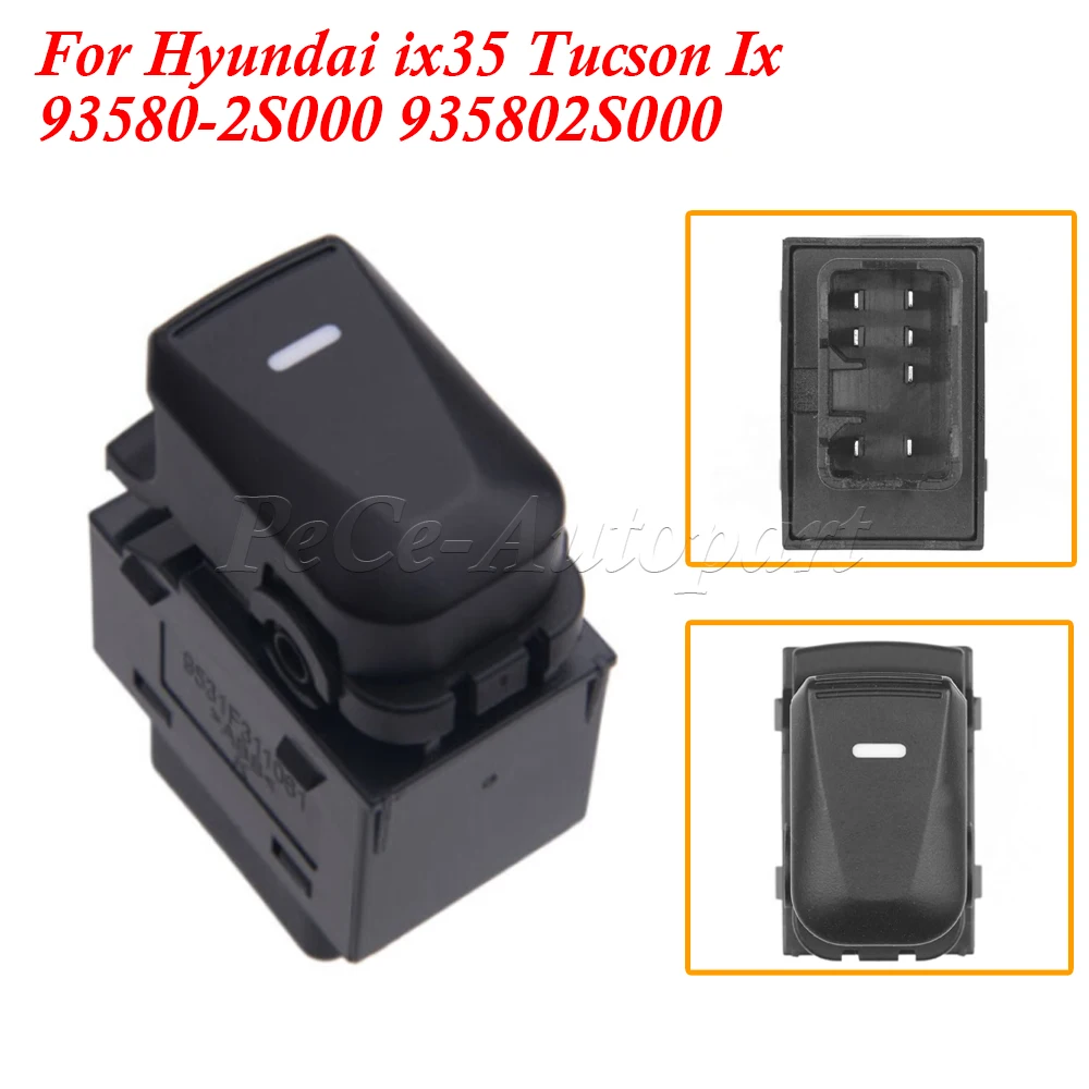 93580-2S000 935802S000 Window Switch Assembly View Switch For Hyundai IX35 TUCSON IX 2009-2015 Console Control Switch Button