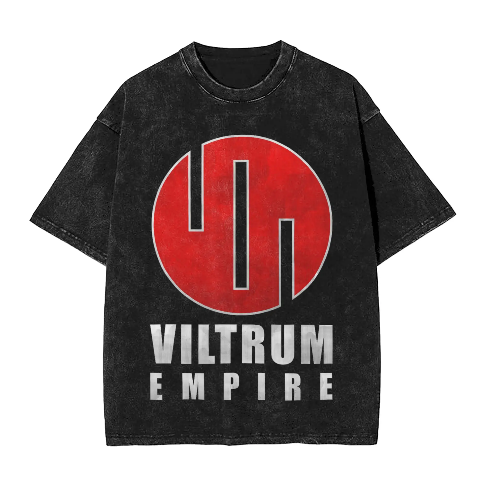 Invincible Viltrum Empire Washed T Shirts Streetwear Novelty T-Shirts  Tees Tops Men Women Cotton Harajuku Graphic Printed