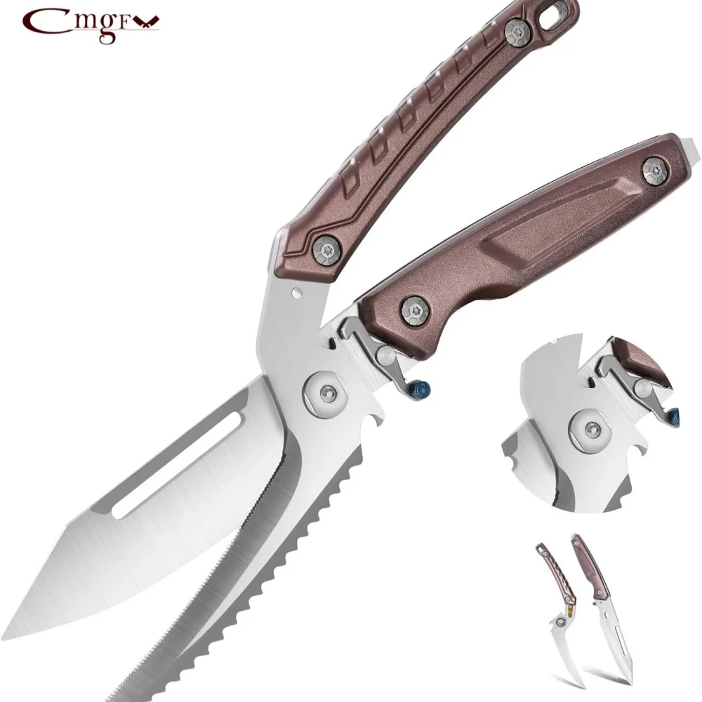 Kitchen Scissors Shear Heavy Duty Poultry Household Chicken Scissors Detachable Sharp For Cutting Broiler Bone Turkey Scissors