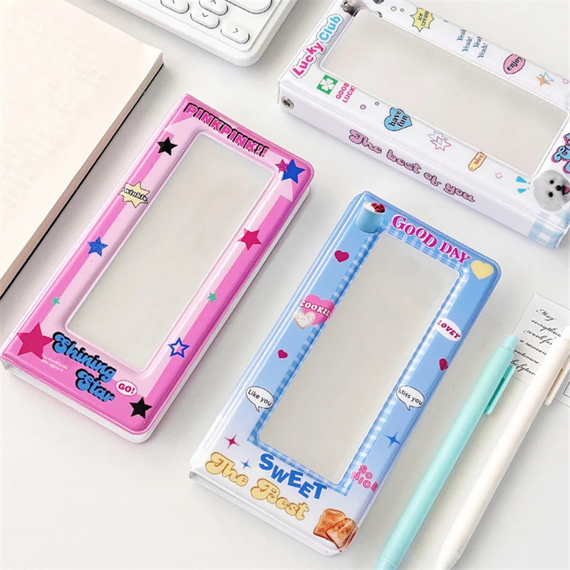 KPOP Cute Storage Album Card Holder Life Four Cuts Album Photo Idol Photo Card Packaging Supplies Postcard Collector Card