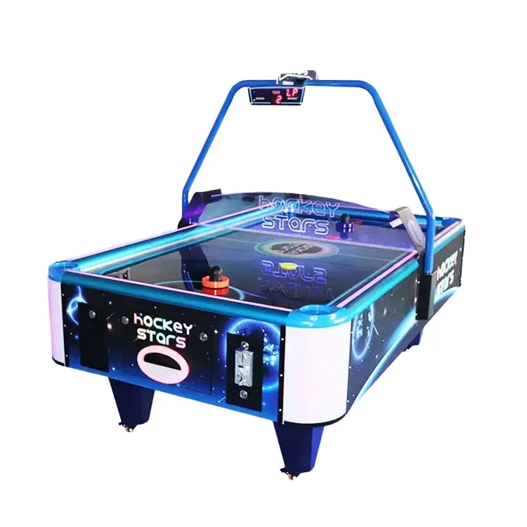 Best-Selling Classic PUKS Power Sports Machine Air Hockey Table for Home/Commercial Use Interactive Coin Operated 1 Year Metal