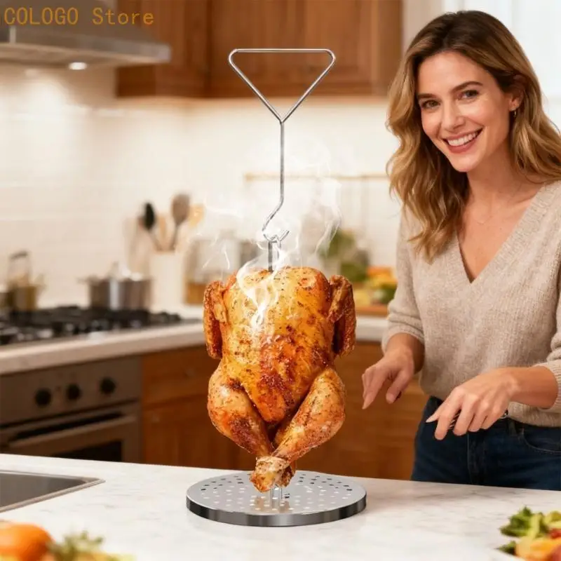 Pack of 1 Upgraded Turkey Stand Holds 20 Pounds Proof D0LD