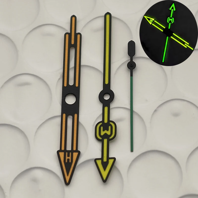 

NH35 Watch Hands Green Luminous Hands for NH35 NH36 4R35 4R36 7S26 7S36 Automatic Mechanical Movement Watch Hand Kit