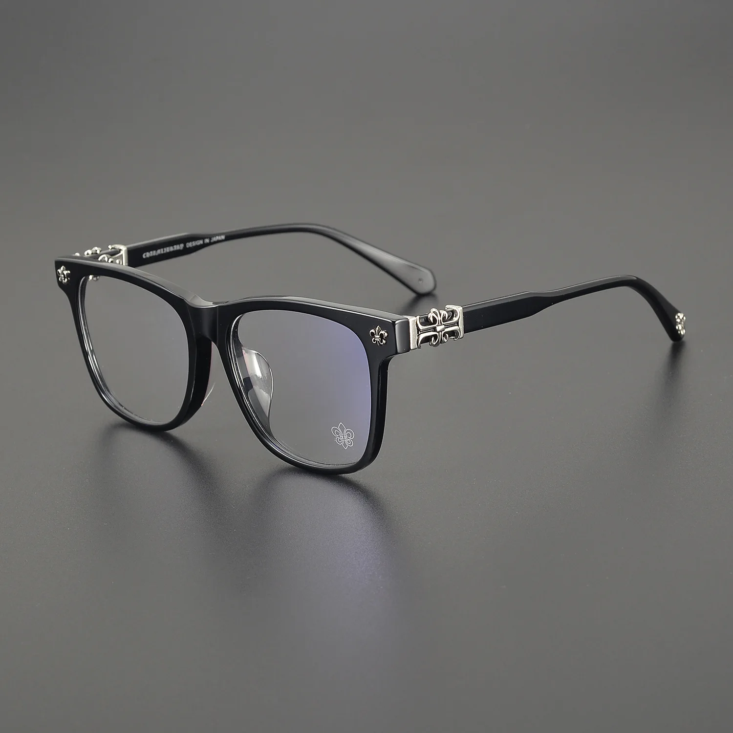 The New Vintage Frame Plate Handmade Punk Trend Acetate CH8016 Men and Women Universal Prescription Glasses