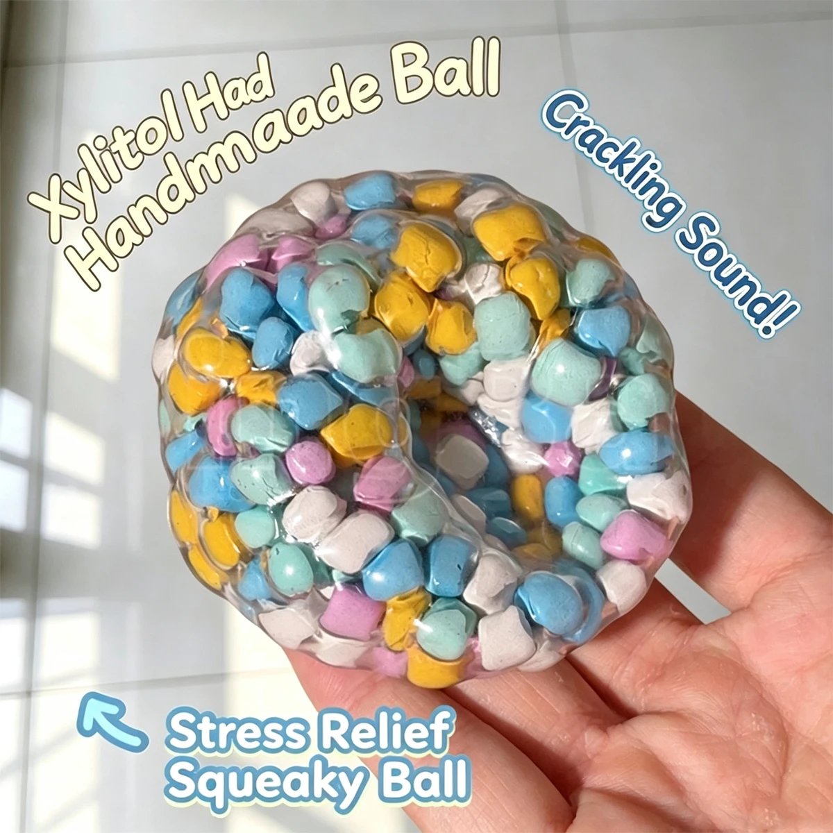 1/2Pcs Squishy Dopamine Stress Ball Sensory Toys for Anxiety Relief Fidget Toys Squeeze Balls for ADHD Autism Focus Party Gifts