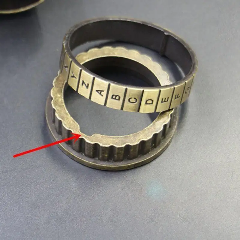 F62D -legering puzzel gecodeerd Lock Maze speelgoed voor Case for Kids Adult Development