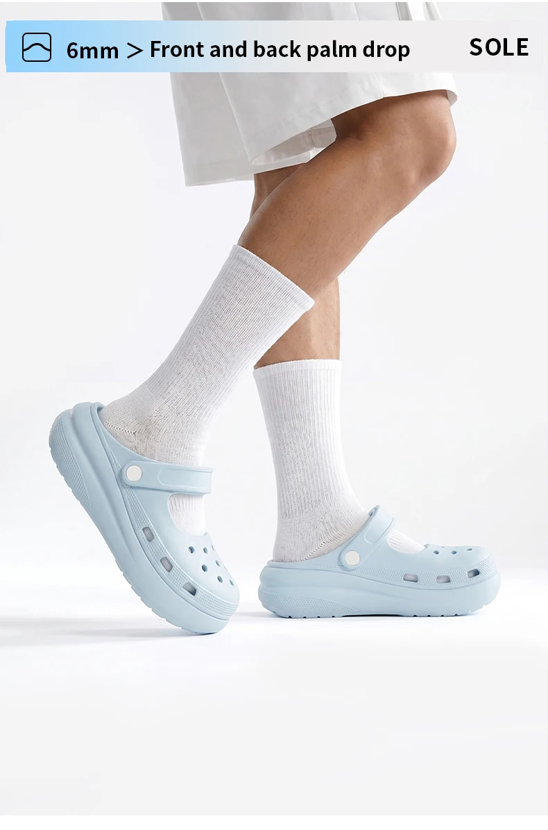 SHAJI Neue Damen EVA Clogs mit geschlossener Zehenpartie, rutschfeste, weiche Sommer-Slipper für drinnen, zu Hause, draußen, am Strand, für Paare, lässige Slides – Detail 3