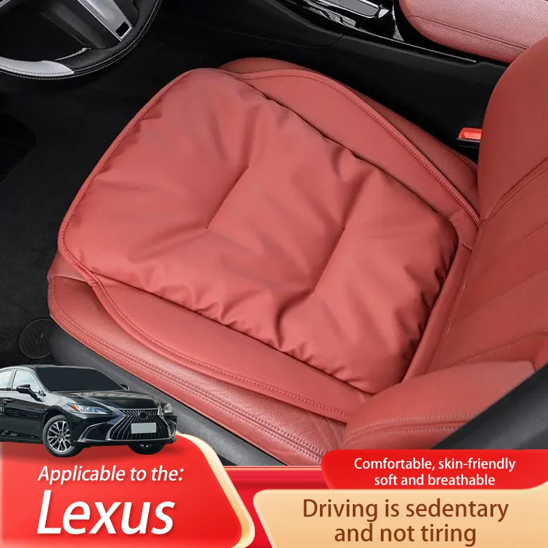 Nueva funda para asiento de coche, Protector de cojín de asiento de coche de cuero PU, cómodo cojín trasero, suministros de Interior de coche para Lexus ES