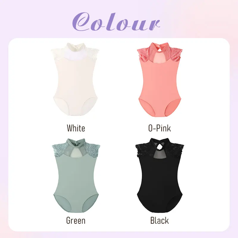 SWDZM Girls Gymnastics Leotard Ballet Leotards Clothes Dance Wear Bodysuits Toddler Dance Leotards Cotton Bodysuit for Dancing