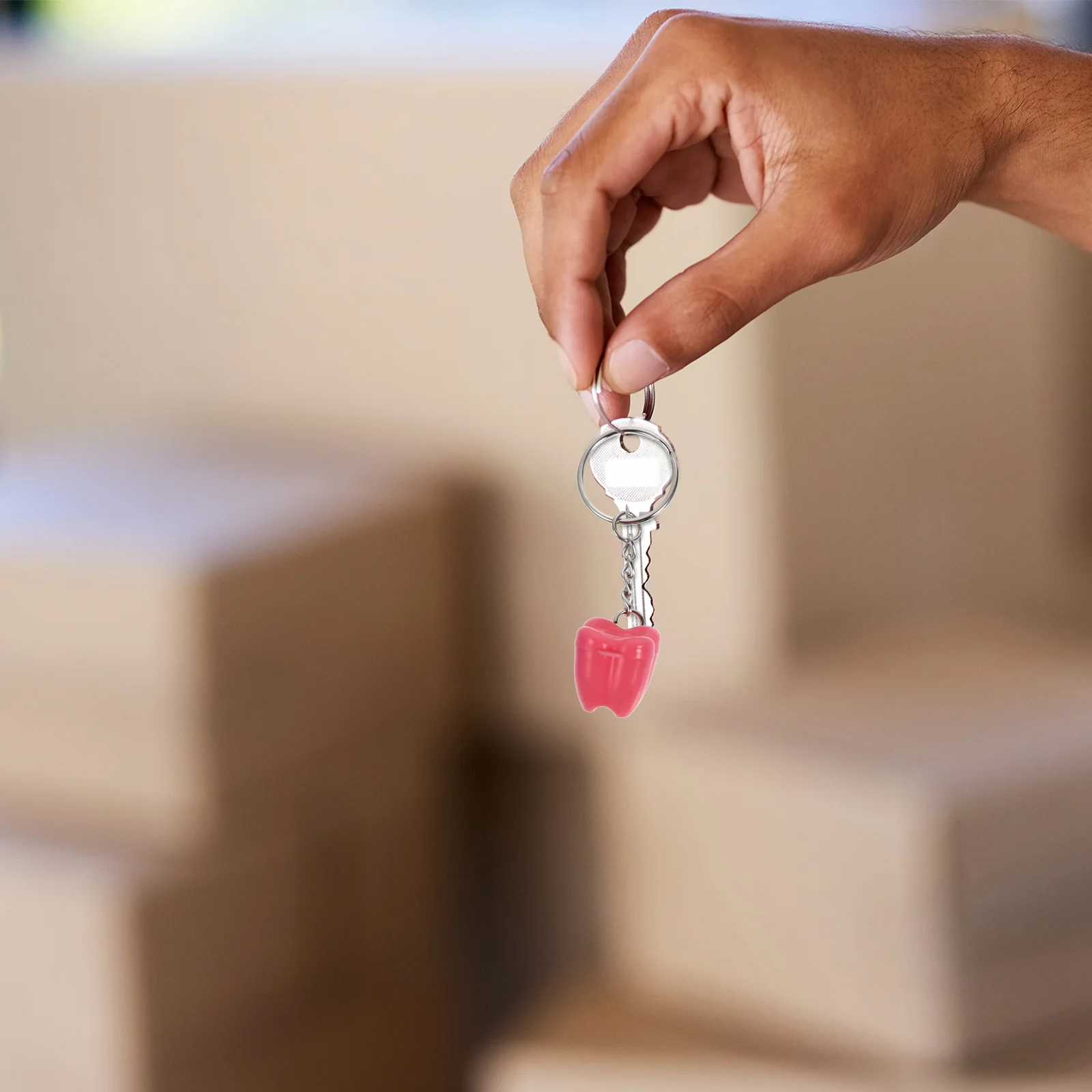 

10Pcs Kids Baby Tooth Box Key Chain Deciduous Teeth Storage Organizer Portable Keepsake Case for Kids Tooth Storage