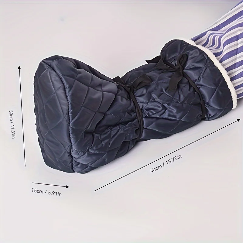 

Leg Cast Cover Warm Leg Cast Sleeve Washable Soft Elastic Leg Foot Cast Sock Protector with Adjustable Strap Leg Sleeve