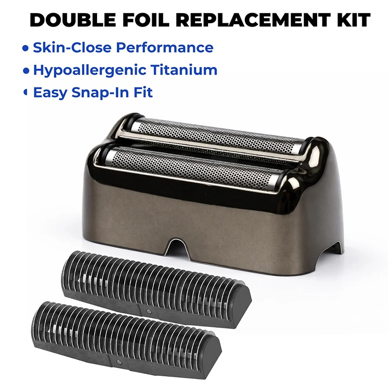 Replacement Foil and Cutter ONLY for Babyliss PRO UV Double Foil Shavers - Head Blade for Use with UV Foil Shavers