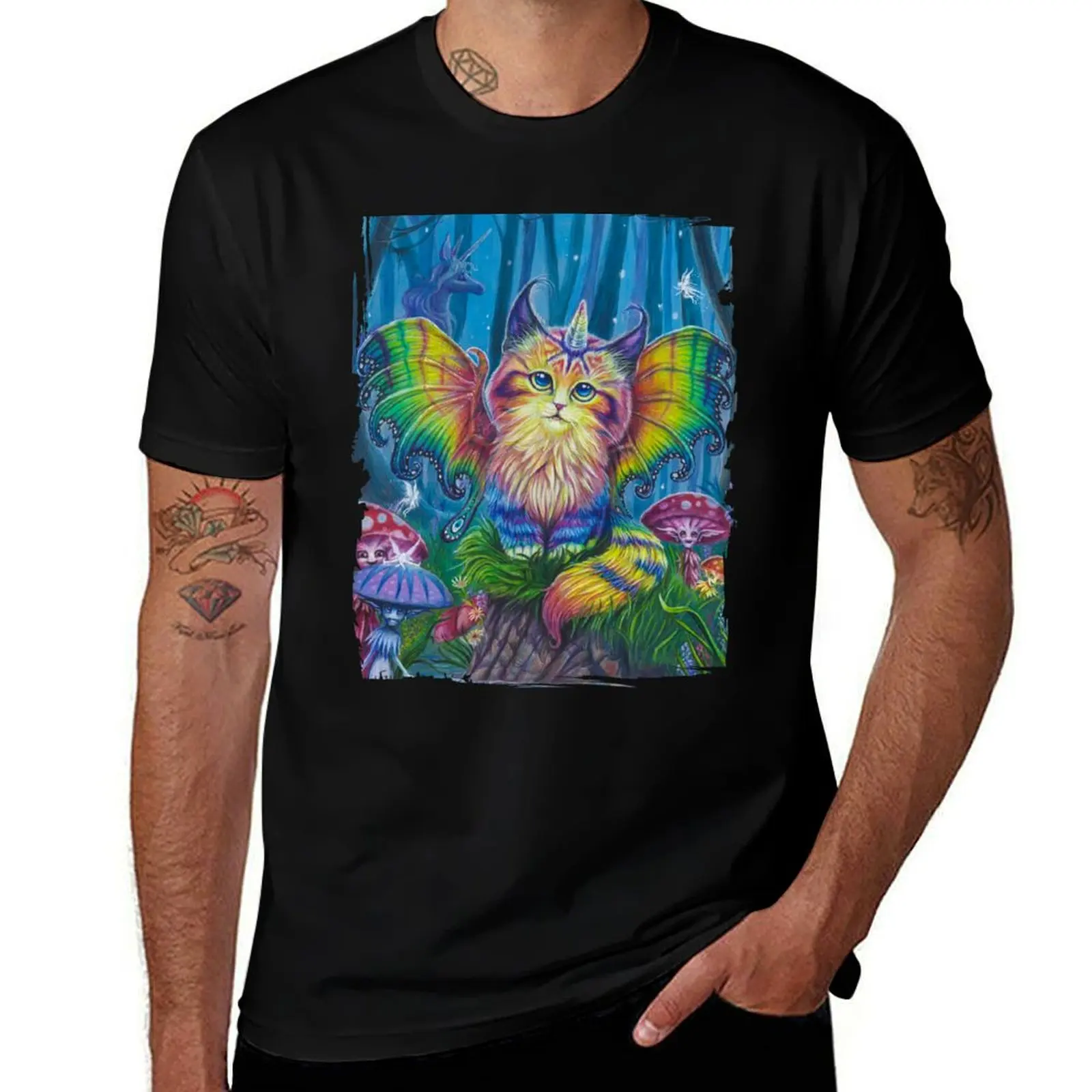 Prism T-Shirt Simple Line Art Print Tee T-Shirt