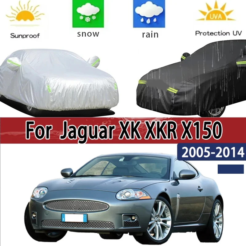 

For Jaguar XK XKR 2005-2014 X150 Full Car Covers Outdoor Sun Anti UV Rain Snow Dust Protection Oxford Cloth Accessories