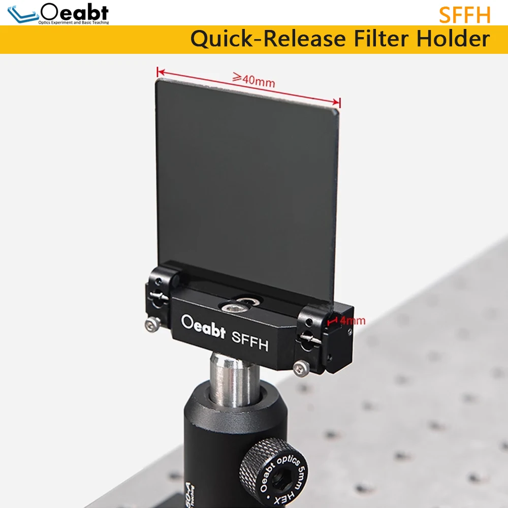 

Quick-Release Filter Holder Rectangular Optical Quick-Release Filter Mount Optical Mounting Bracket Square Lens Oeabt SFFH